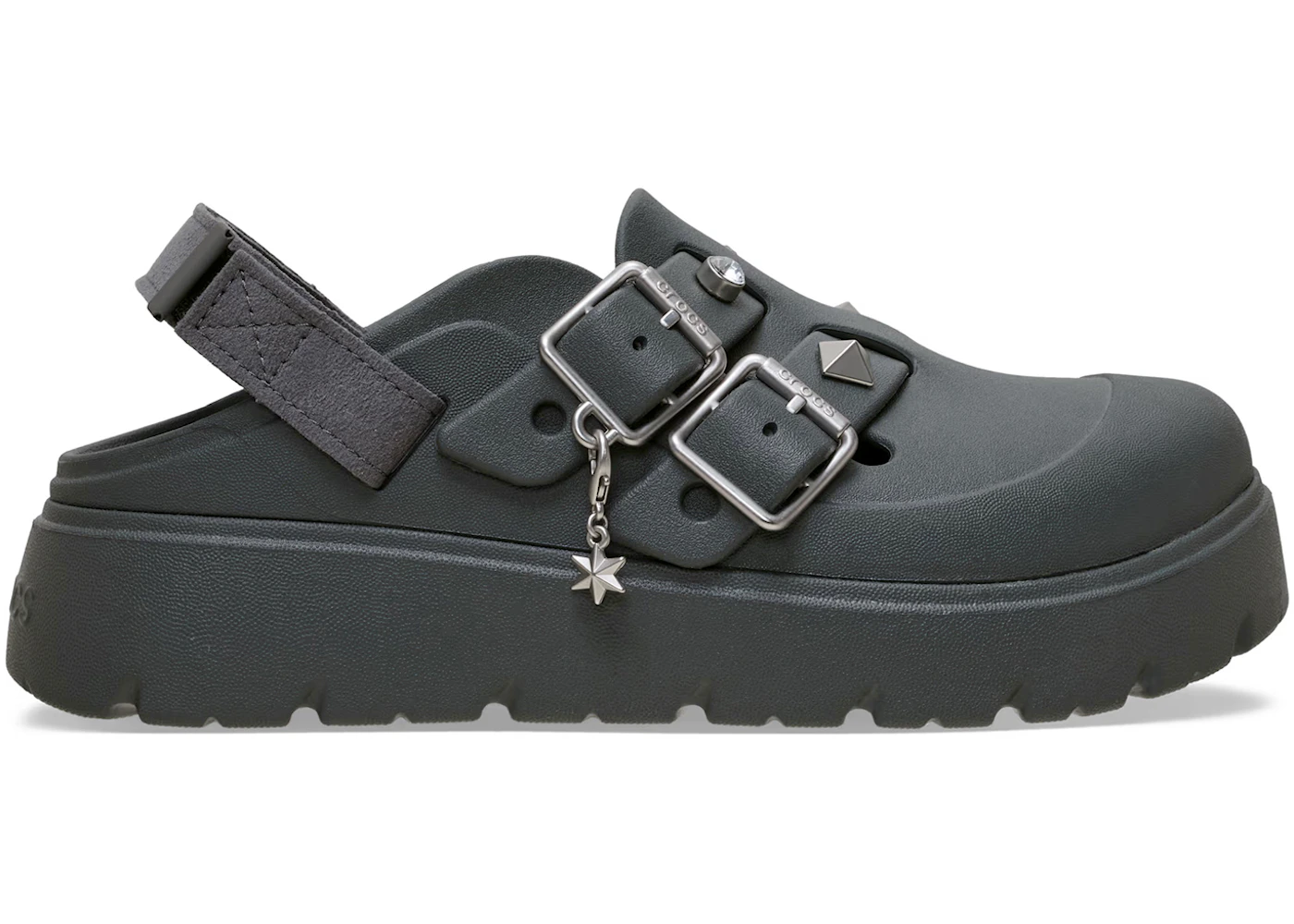 Crocs Loaferette Star Studded Clog Carbon (Women's)