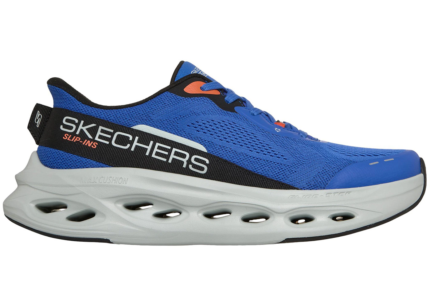 Skechers Slip-ins Max Cushioning Glide-Step Advert Blue Orange
