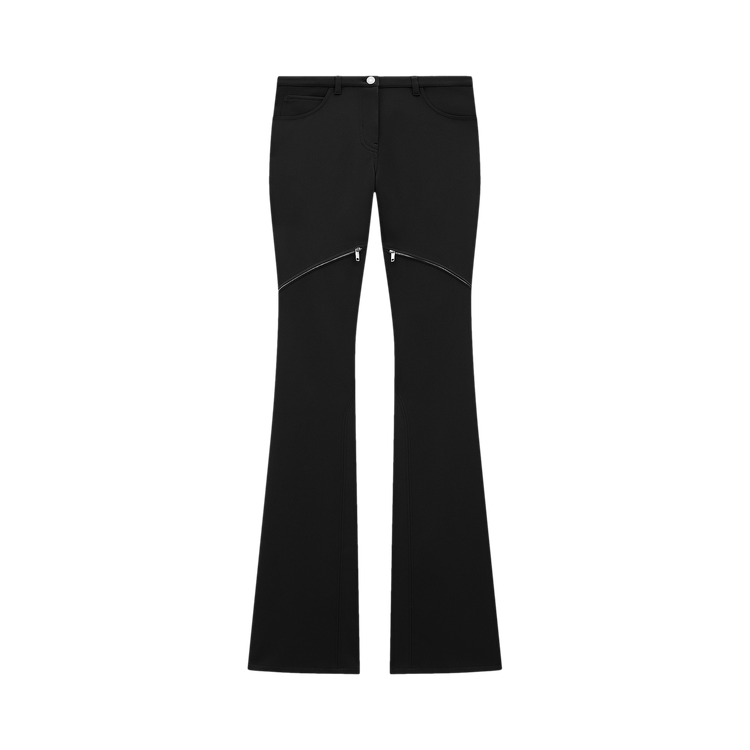Courrèges Ellipse Zipped Twill Pants 'Black'