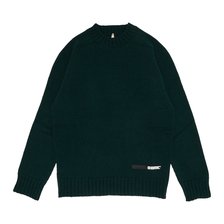 OAMC Knitted Nuptse Crewneck 'Kombu'