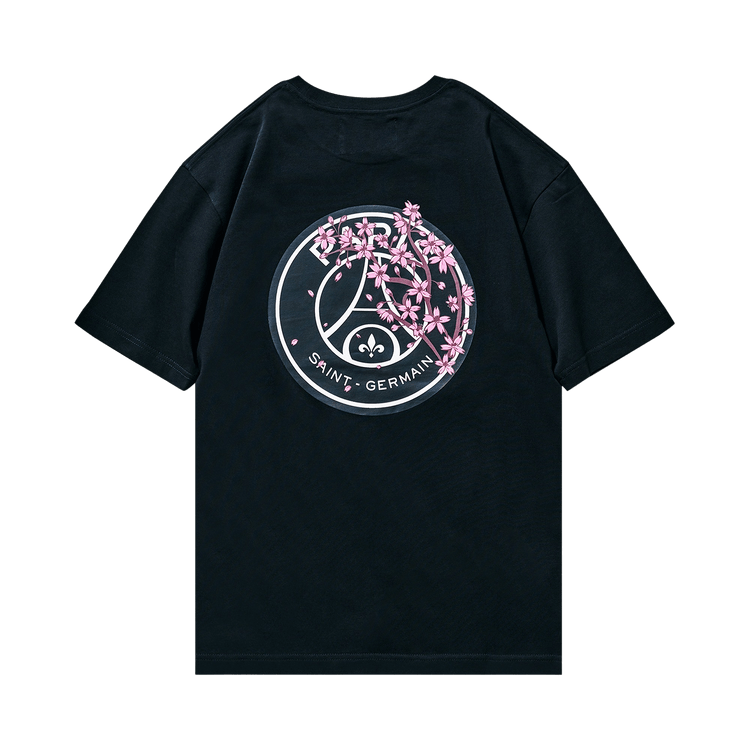 Paris Saint-Germain x EDIFICE Japan Sakura T-Shirt 'Black'