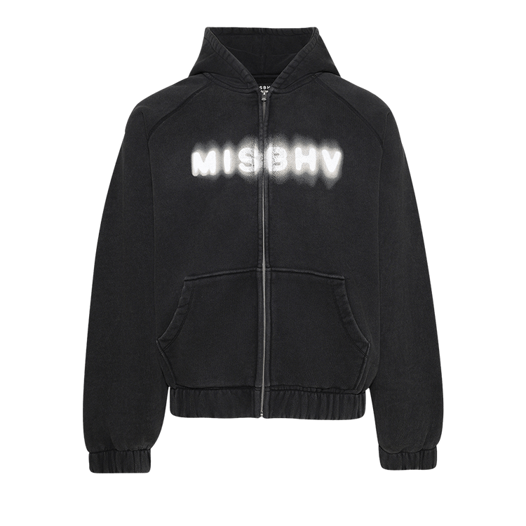 MISBHV Community Zipped Hoodie 'Washed Black'