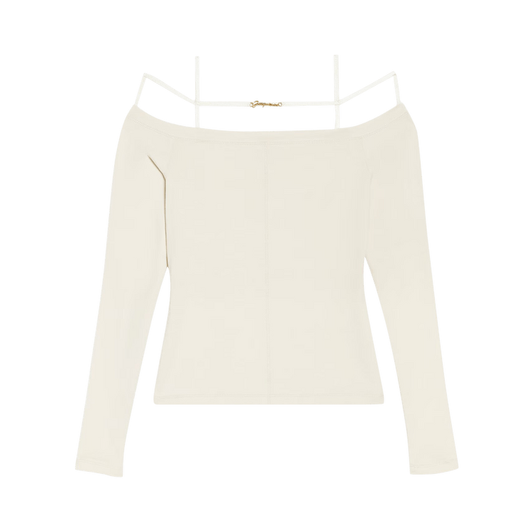 Jacquemus Long-Sleeve Lingerie T-Shirt 'Beige'