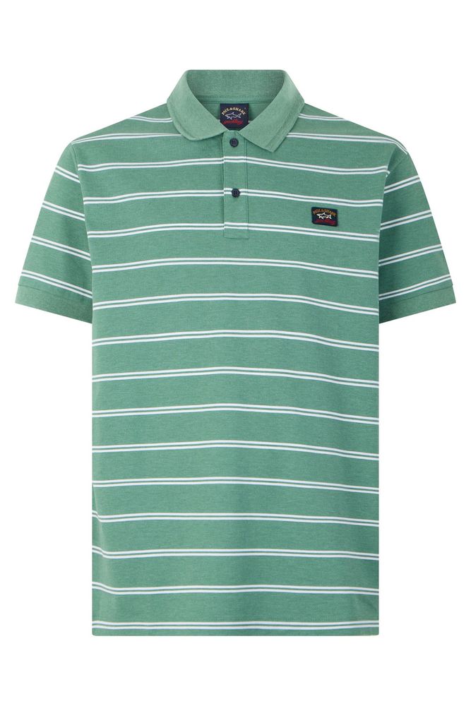 Paul & Shark Striped Cotton Polo Shirt