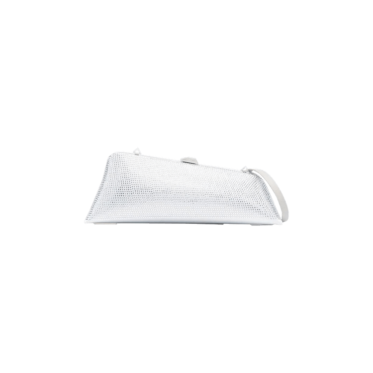 The Attico Long Night Clutch 'Crystal/Light Grey'