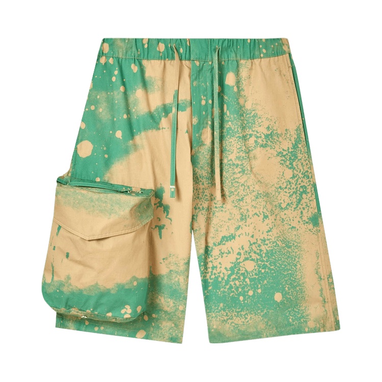 OAMC Smudge Print Cove Short 'Green'