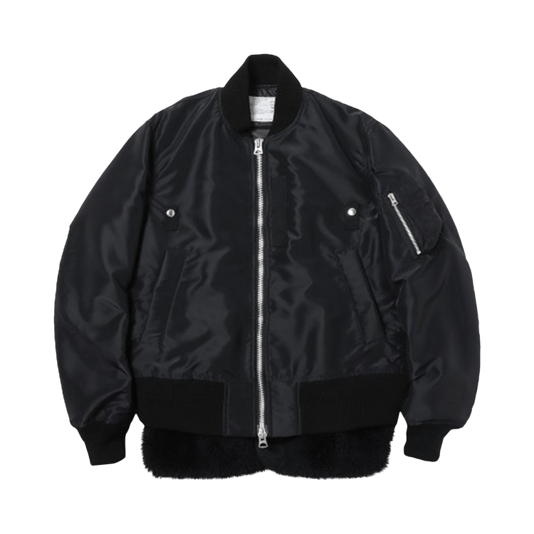 Sacai Nylon Twill Blouson 'Black'