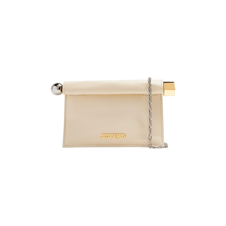 Jacquemus La Petite Pochette Rond Carré 'Light Ivory'