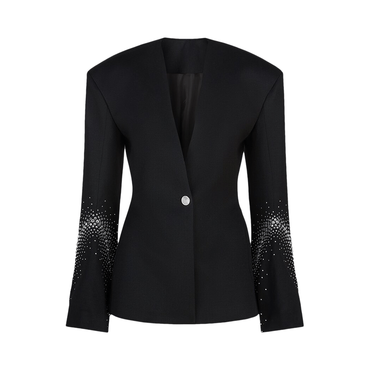 The Attico Blazer 'Black/Silver'