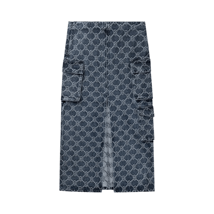 Daily Paper Zora Denim Cargo Skirt 'Blue'