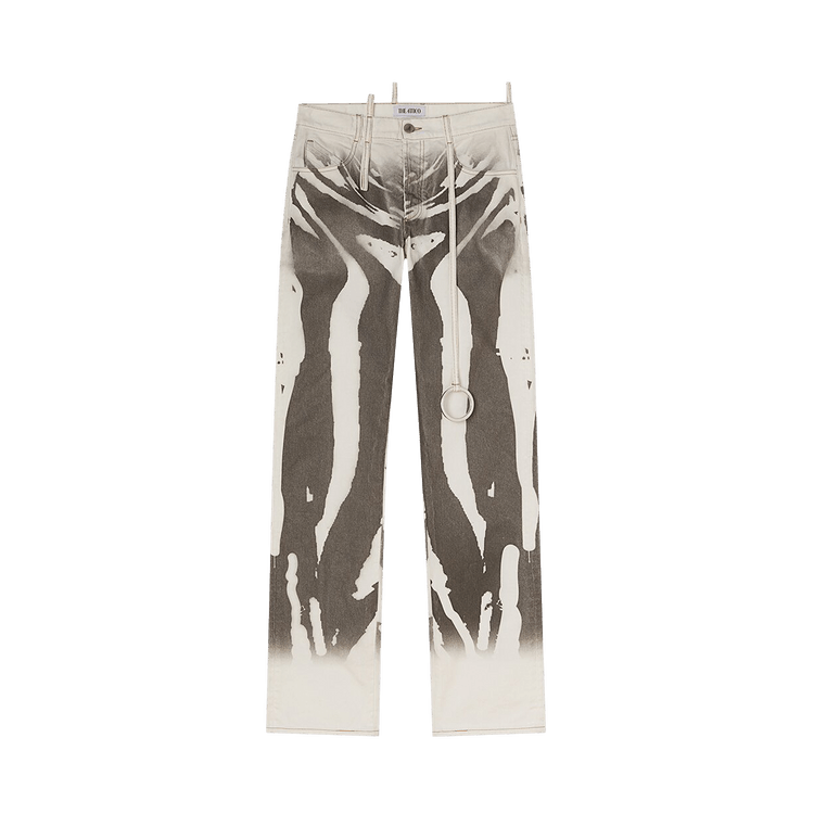 The Attico Long Pants 'Dark Grey/White'