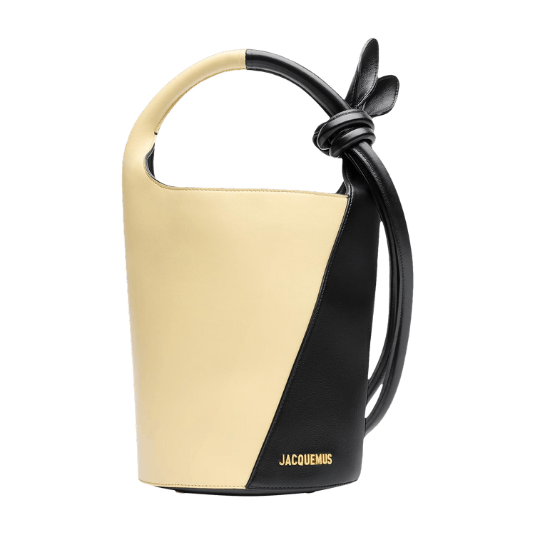 Jacquemus Le Petit Tourni 'Pale Yellow/Black'