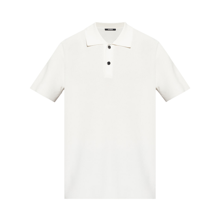 Jacquemus Oversized Knit Polo Shirt 'Off White'