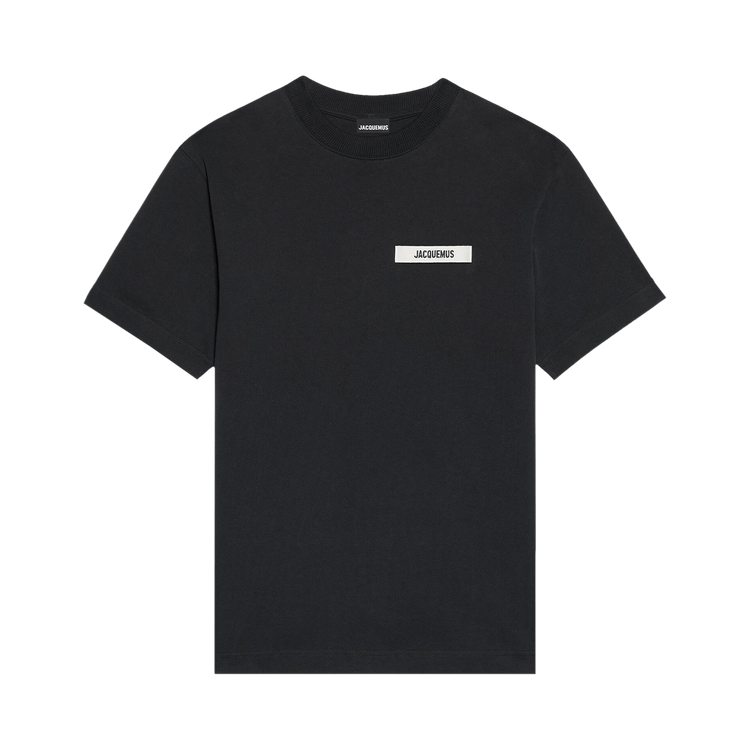 Jacquemus Le T-Shirt Gros Grain 'Black'