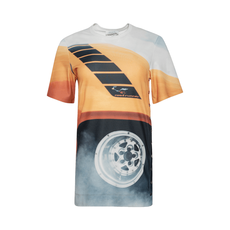 Rabanne Fast Cars Jersey T-Shirt 'Orange'