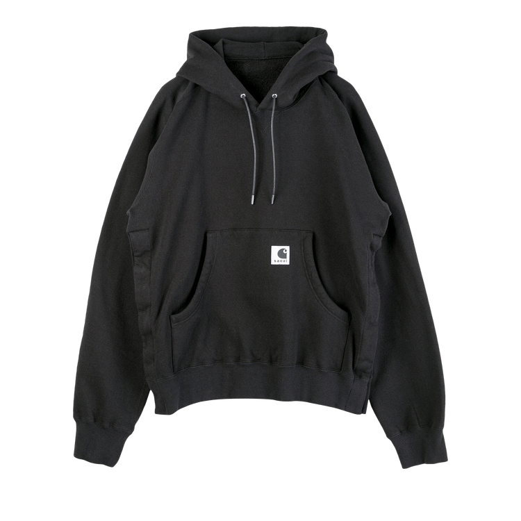 Sacai x Carhartt WIP Cotton Jersey Hoodie 'Black'