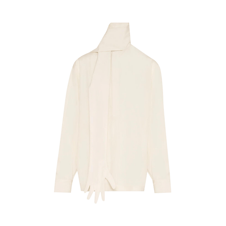 Jean Paul Gaultier Shirt With Glove Detail 'Ecru'