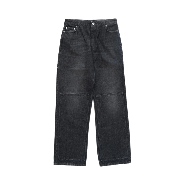 Jean Paul Gaultier Workwear Detail Denim Trouser 'Black'