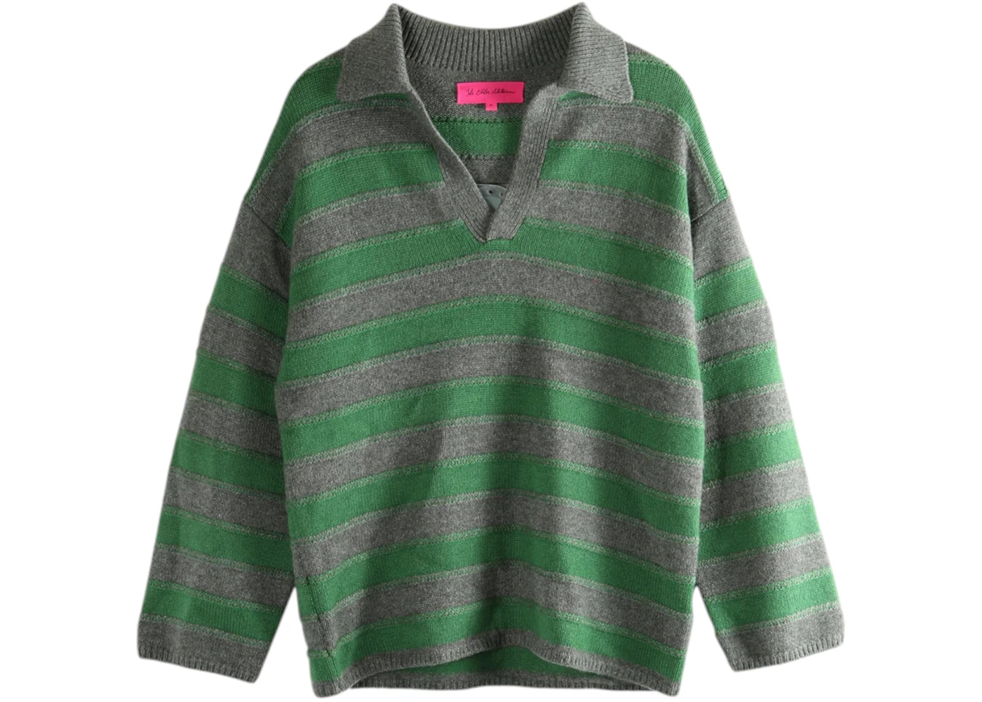 The Elder Statesman Dume Stripe Rugby Fern/Granite
