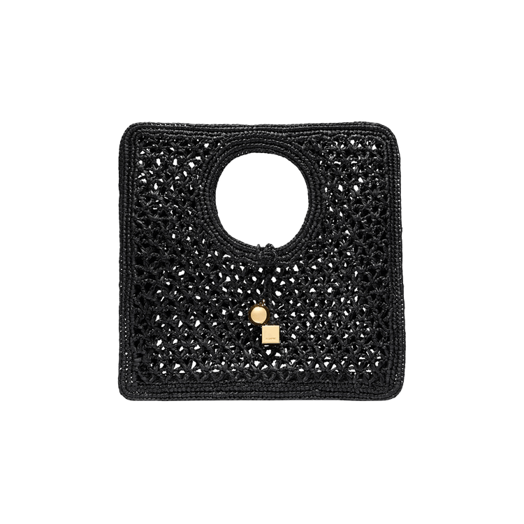 Jacquemus Spiaggia Small Square Bag 'Black'