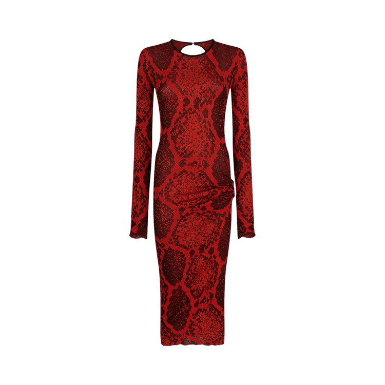 Attico Midi Dress 'Red'