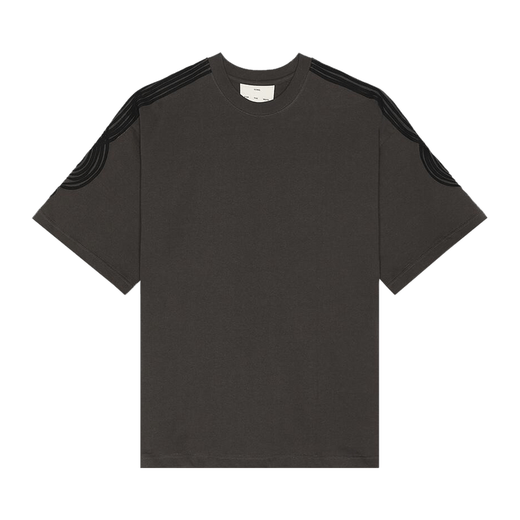 Song for the Mute Applique Gym Tee 'Washed Black'