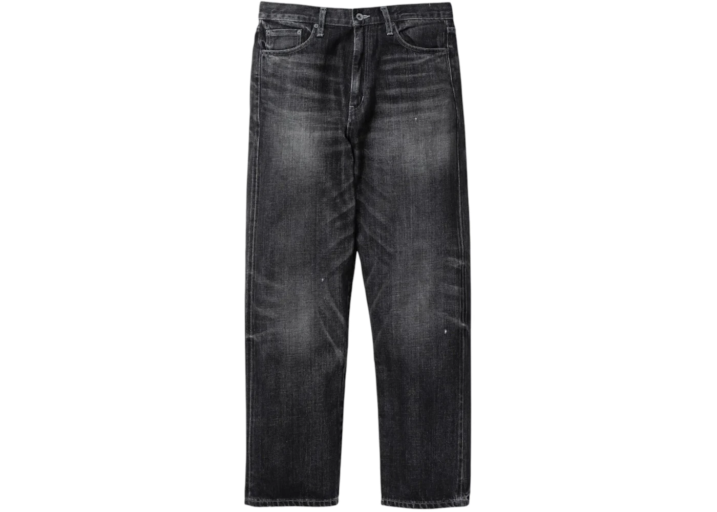Neighborhood Washed Denim DP Basic Pant Black