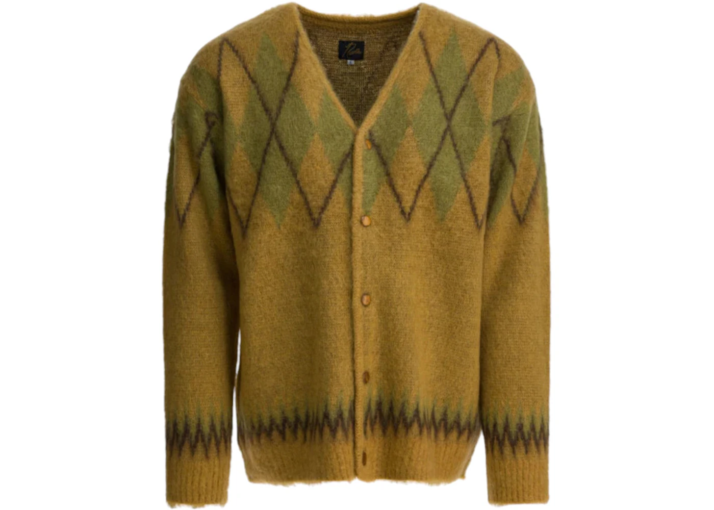 Needles Mohair Cardigan Yellow