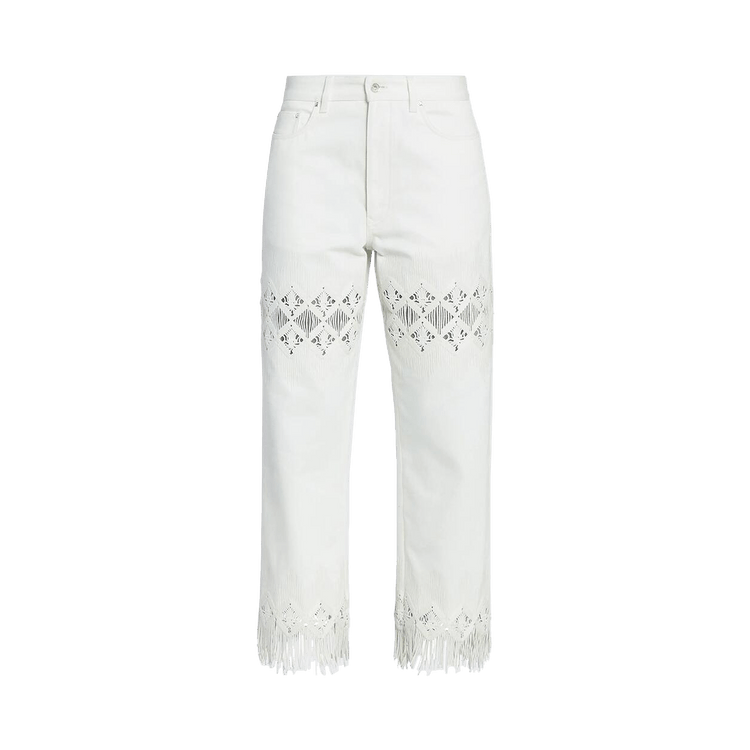Rabanne Straight Pants 'Off White'