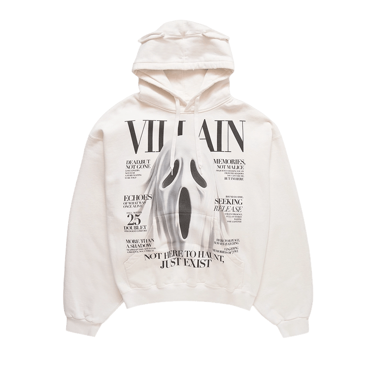 Doublet Villain Cover Print Hoodie 'White'