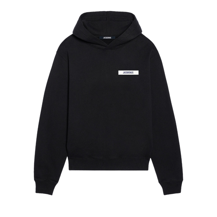 Jacquemus Le Hoodie Gros Grain 'Black'