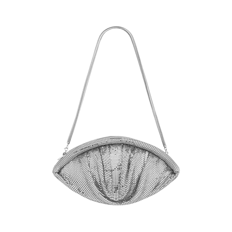 Rabanne Mesh Evening Clutch 'Silver'