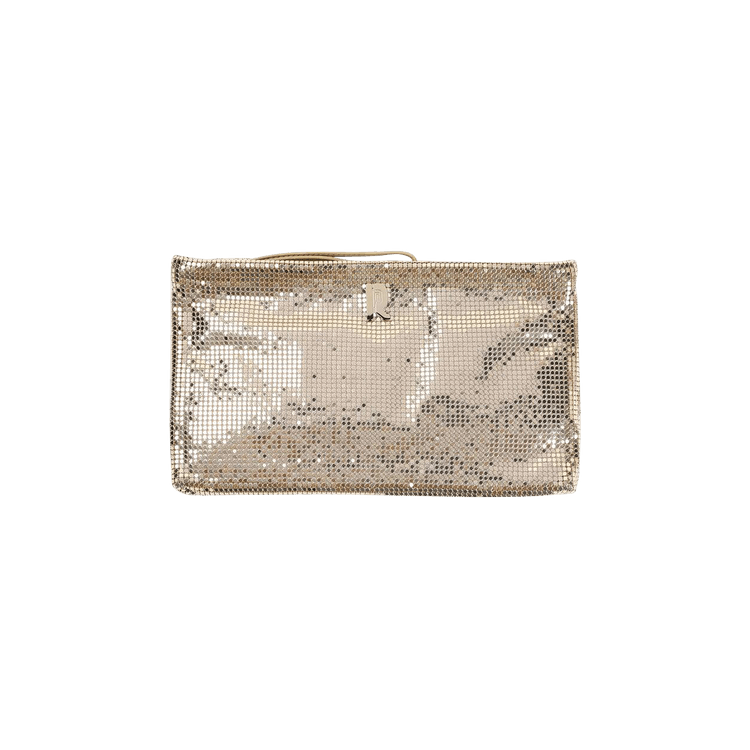 Rabanne Mesh Clutch Bag 'Gold'