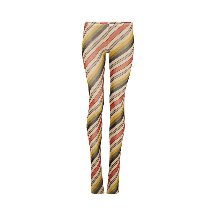 Jean Paul Gaultier Mesh Flare Pant Printed "Retro Stripe" 'Multicolor'