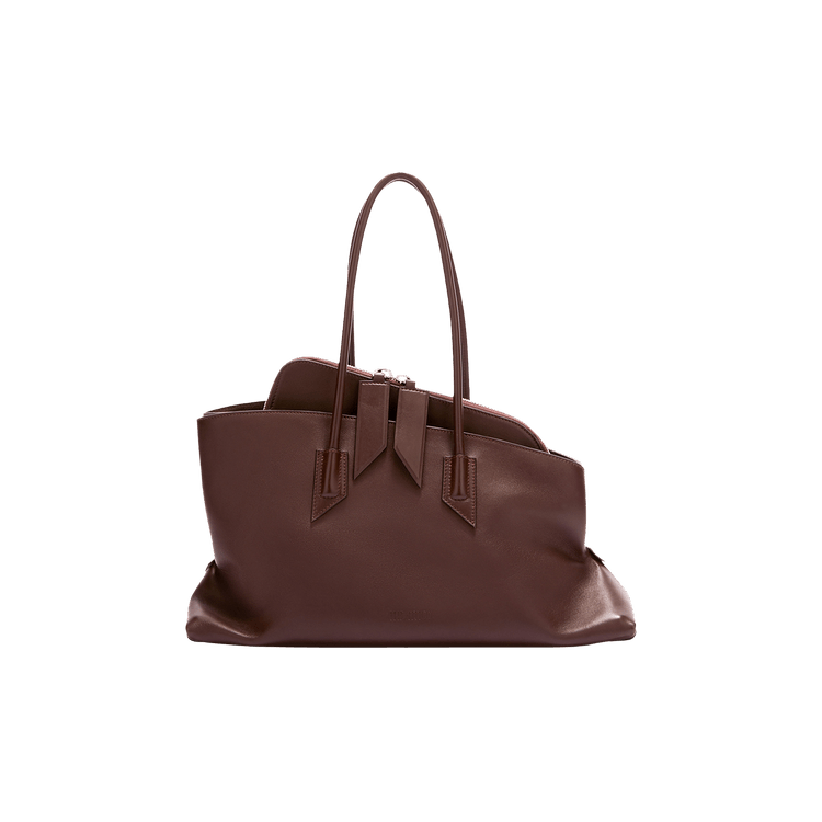 Attico La Passeggiata Medium Top Handle 'Dark Brown'