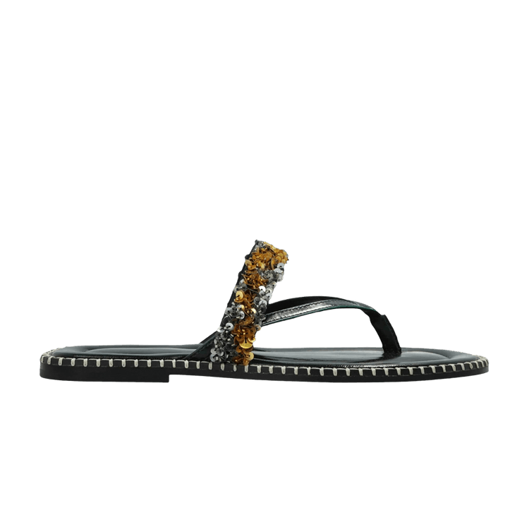 Dries Van Noten Wmns Leather Sandal 'Silver'