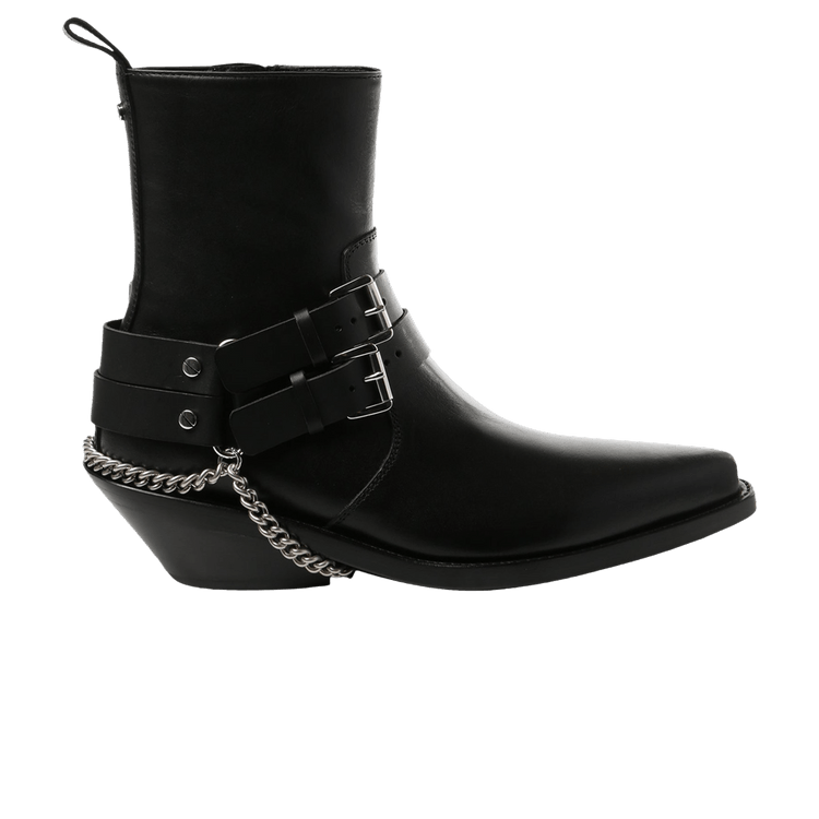 Ann Demeulemeester Wmns Kiril Santiags Belts Ankle Boot 'Black'