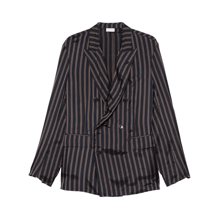 Dries Van Noten Stripe Jacket 'Navy'