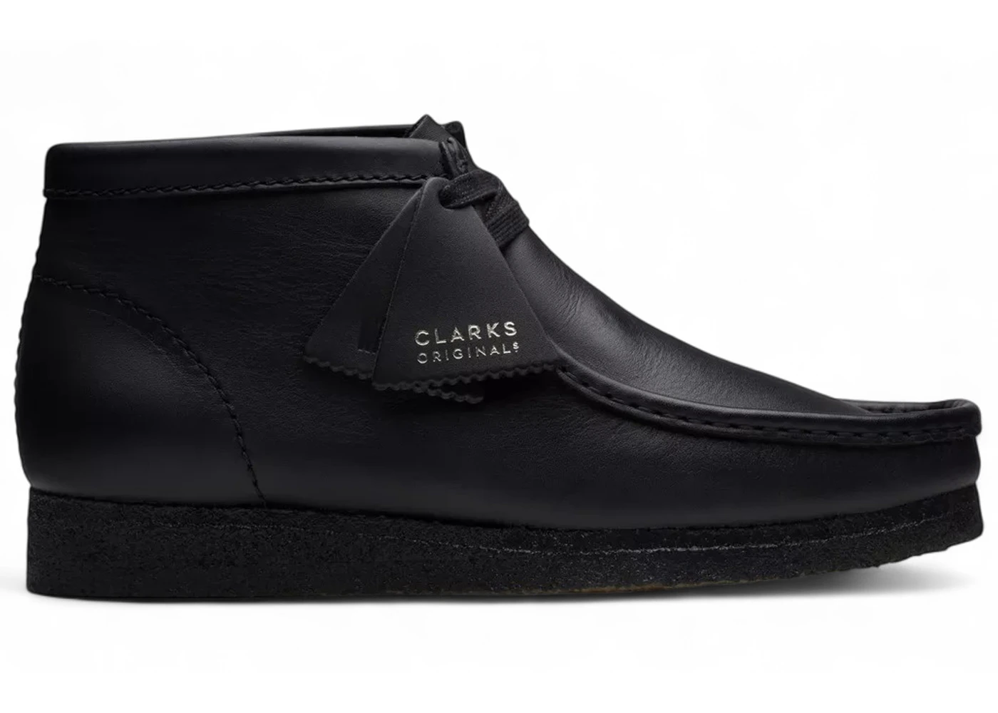 Clarks Wallabee Black Leather