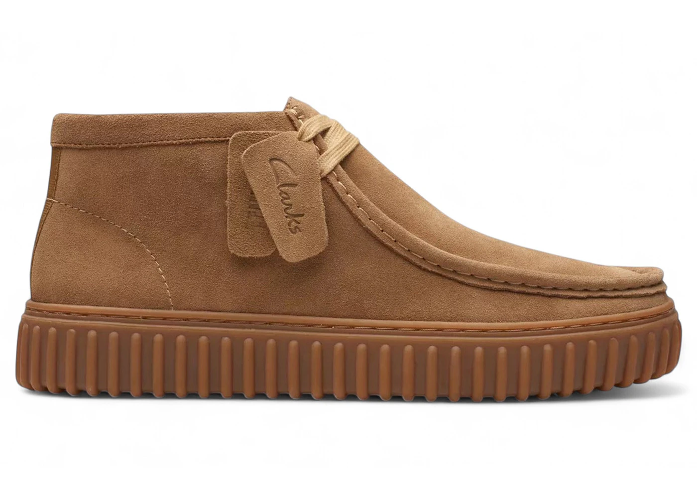 Clarks Torhill Hi Dark Sand Suede