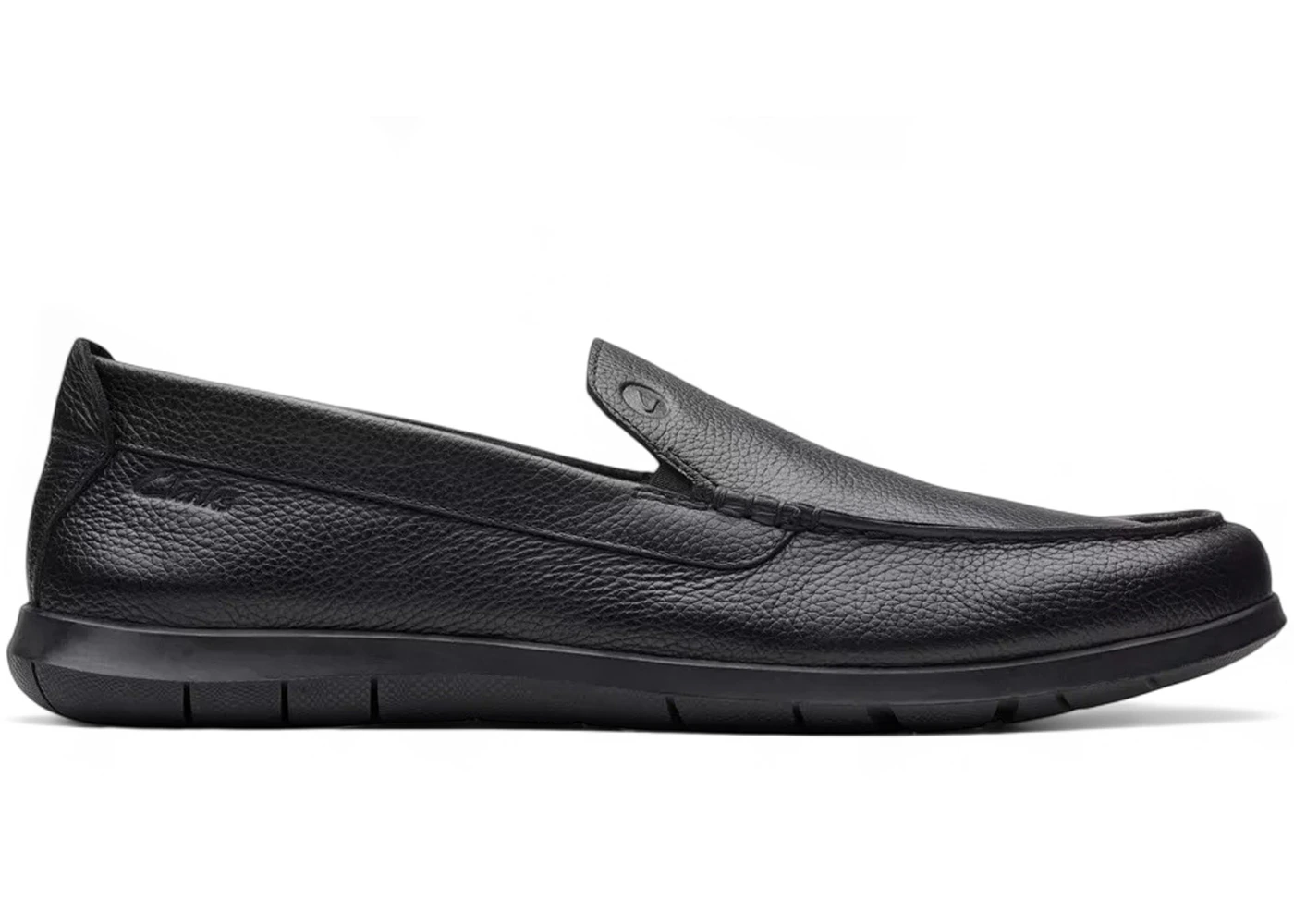 Clarks Flexway Step Black Leather