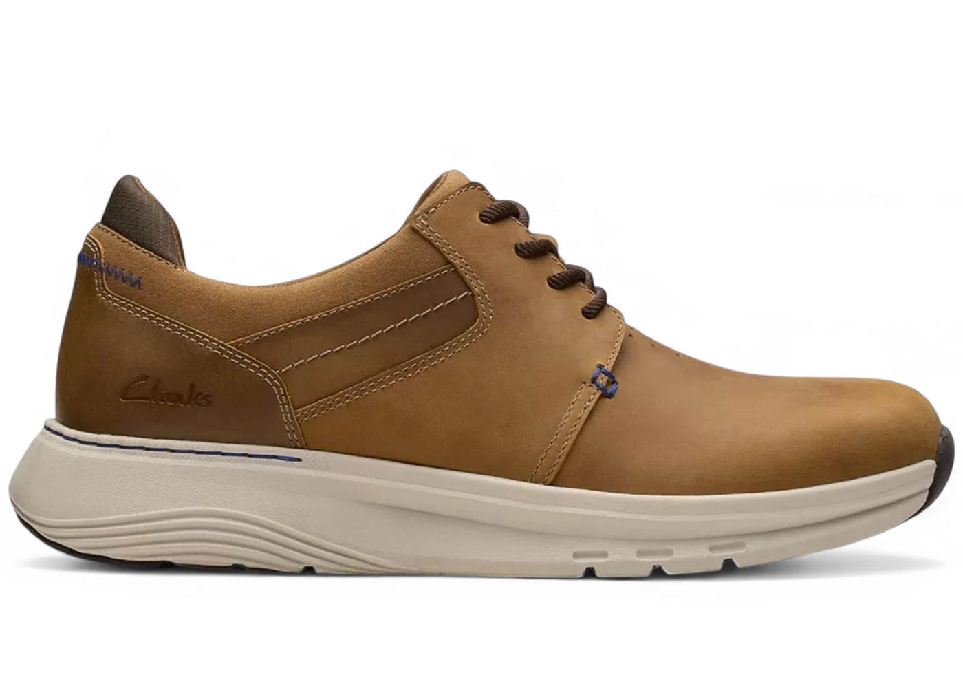 Clarks Motion Trek PT Dark Tan Leather