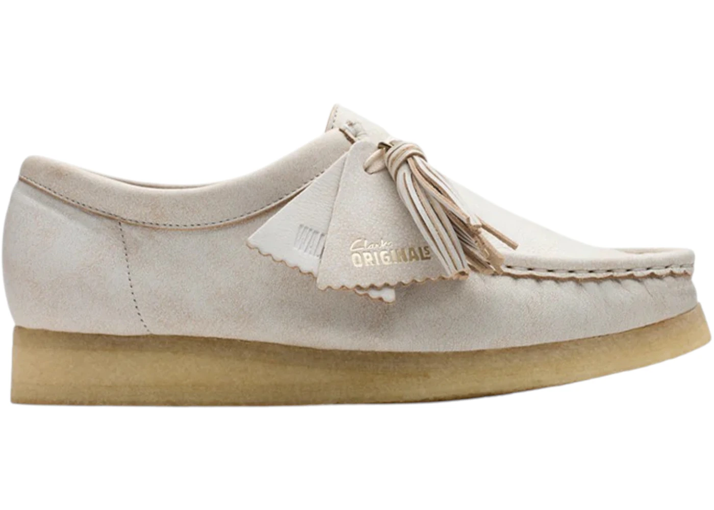 Clarks Originals Wallabee Leather White