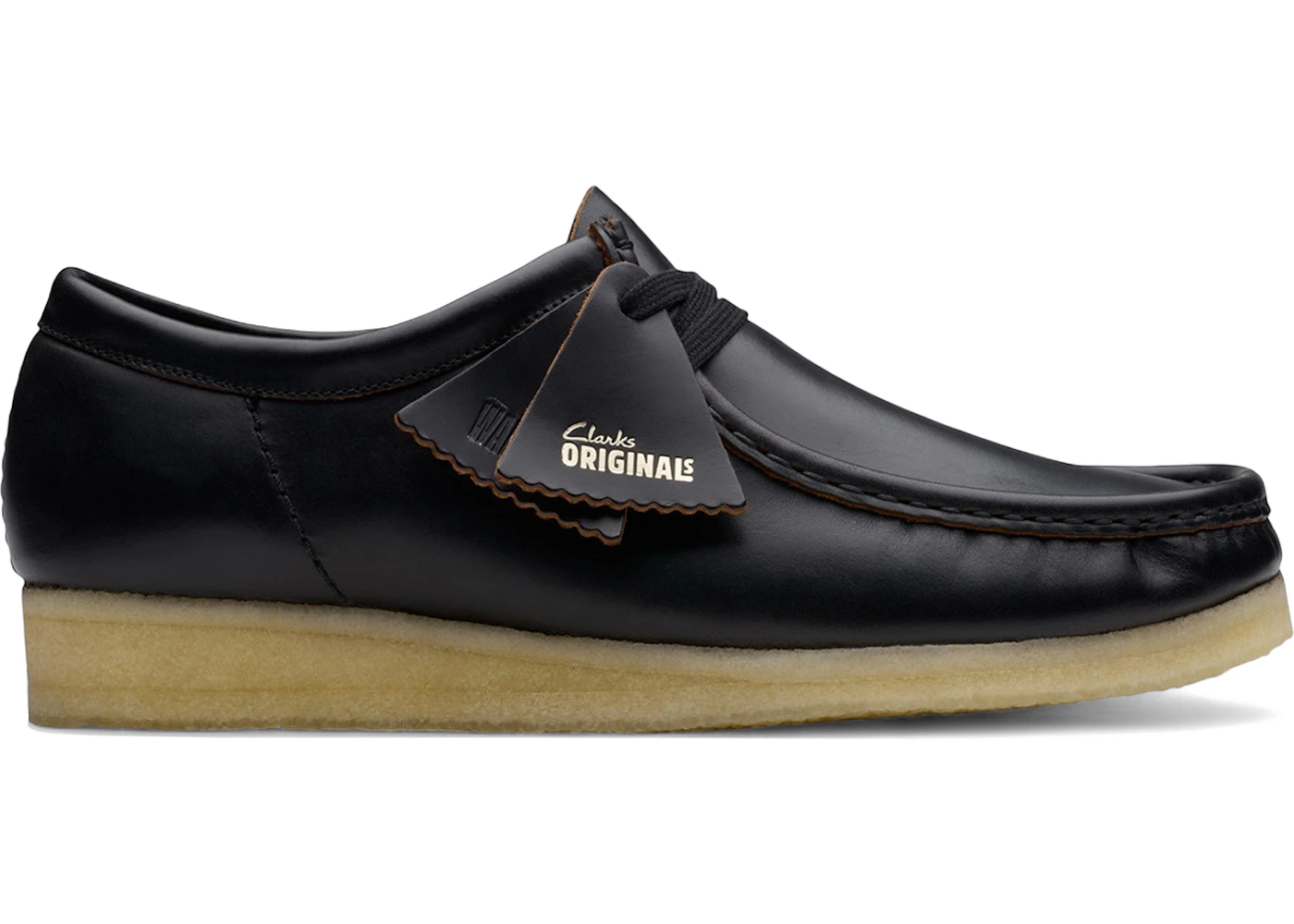 Clarks Originals Wallabee Black Smooth Leather