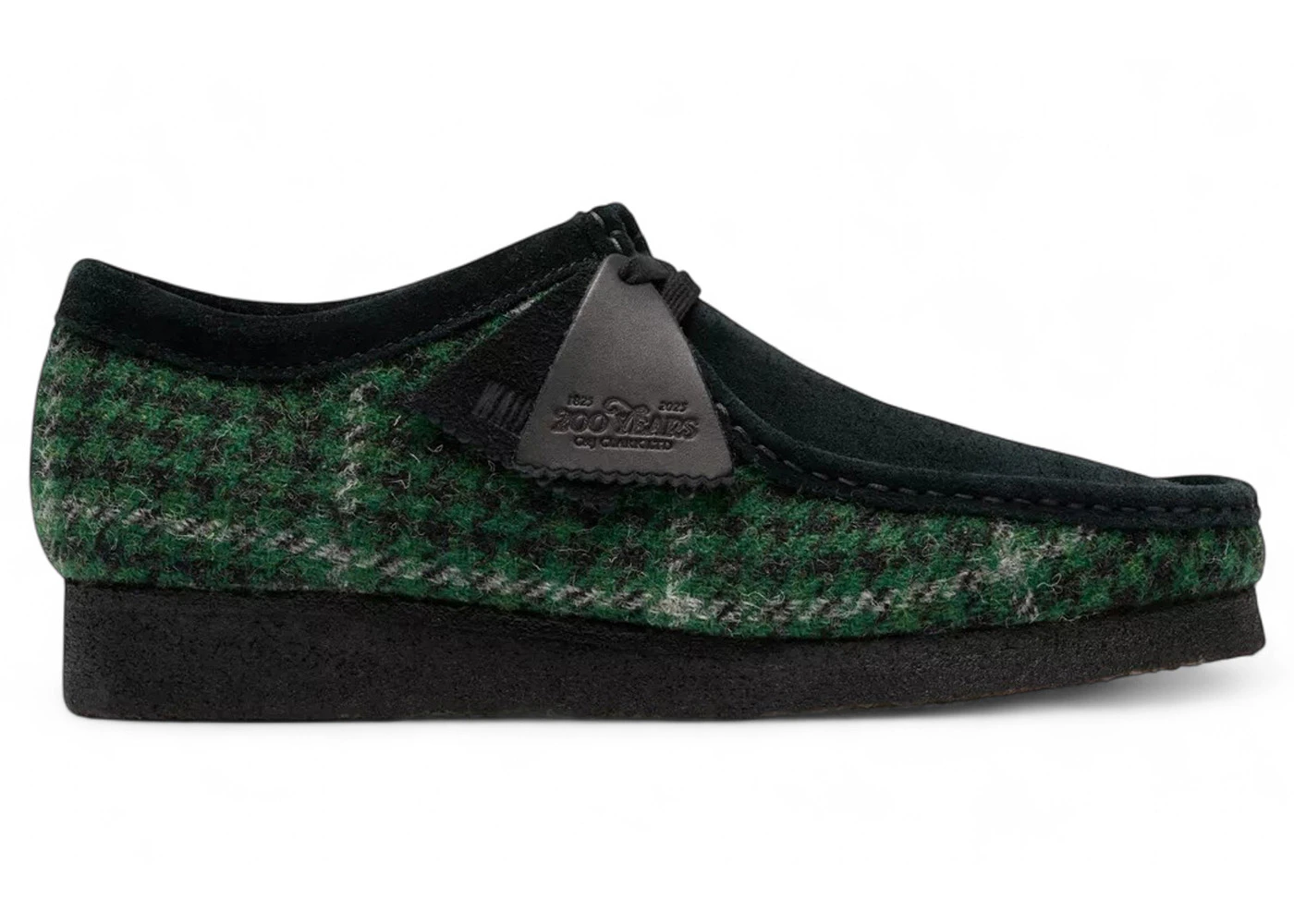 Clarks Originals Wallabee Harris Tweed Pack Green