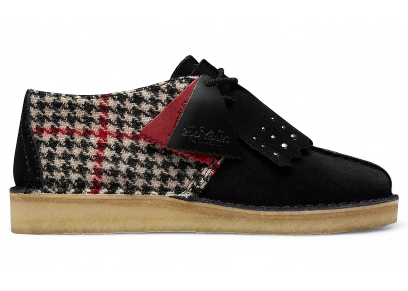 Clarks Originals Desert Trek Harris Tweed Combination Black (Women's)