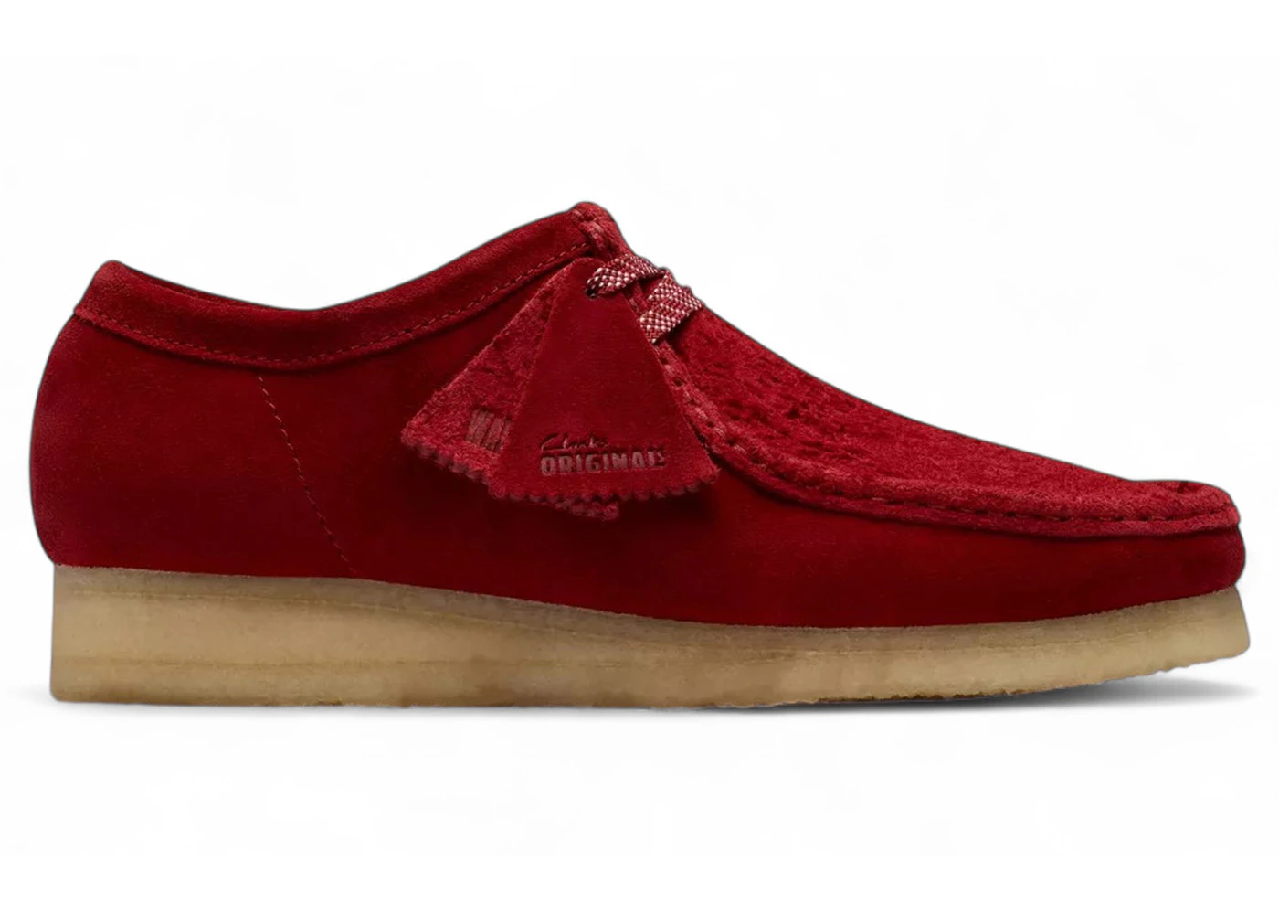 Clarks Originals Wallabee Dark Red Suede