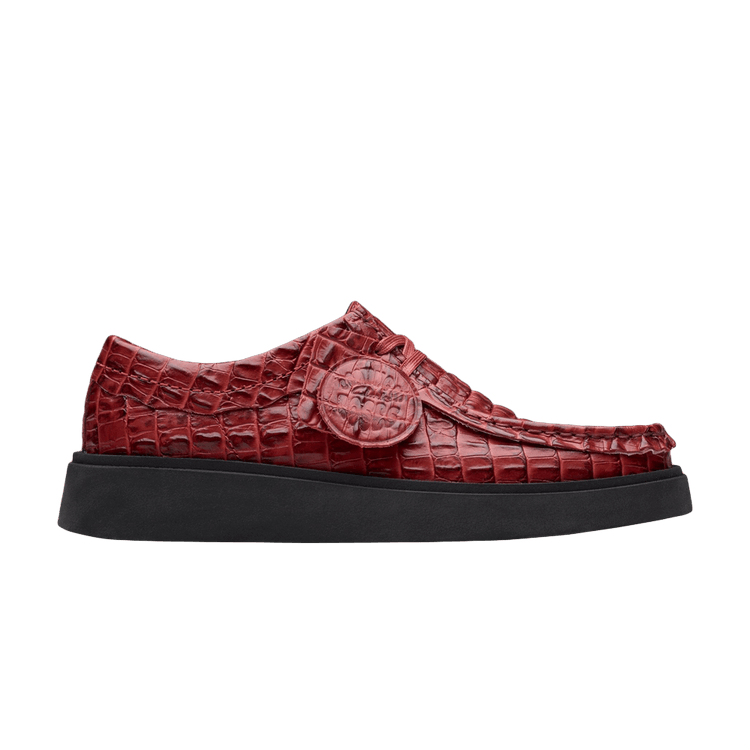 Martine Rose x Clarks Torview 'Burgundy Croc'
