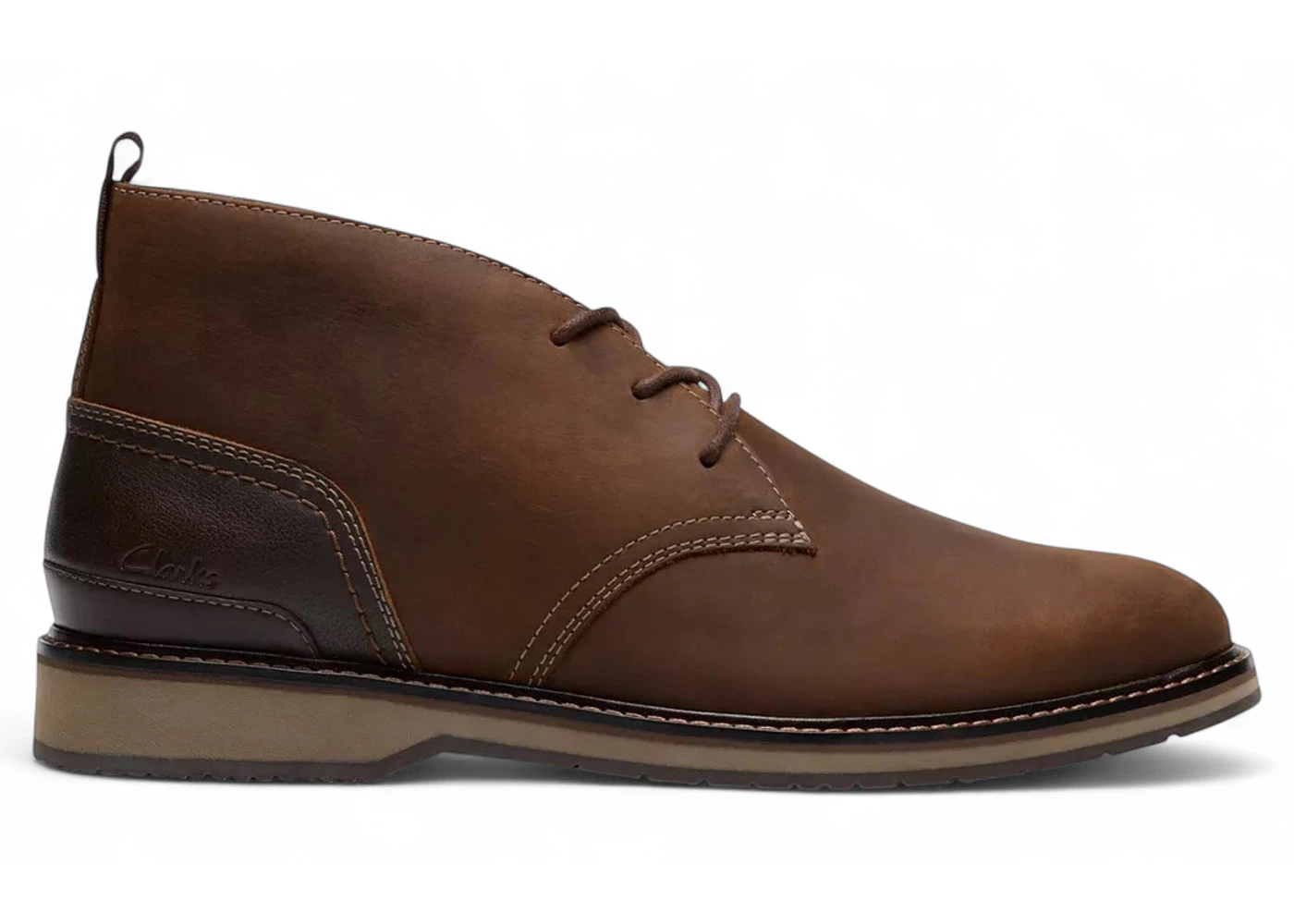 Clarks Monahan Chukka Beeswax Leather
