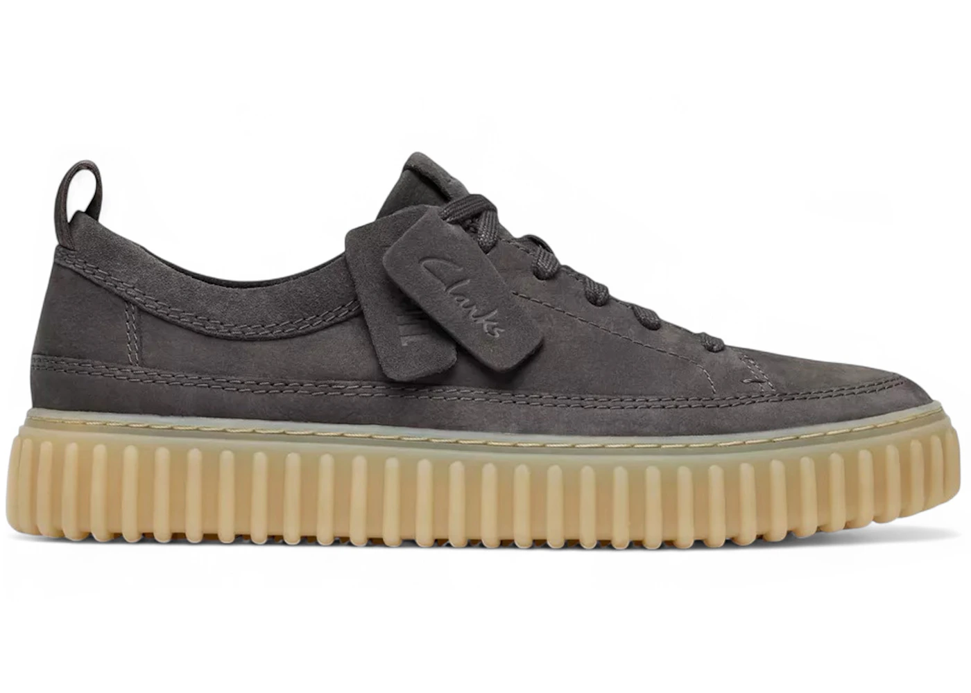 Clarks Torhill Lace Dark Grey Nubuck
